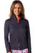 Golftini Navy Double Zip Active Jacket [NWT]